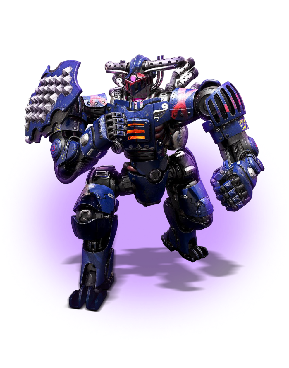 3D sci-fi mech character model for game development services