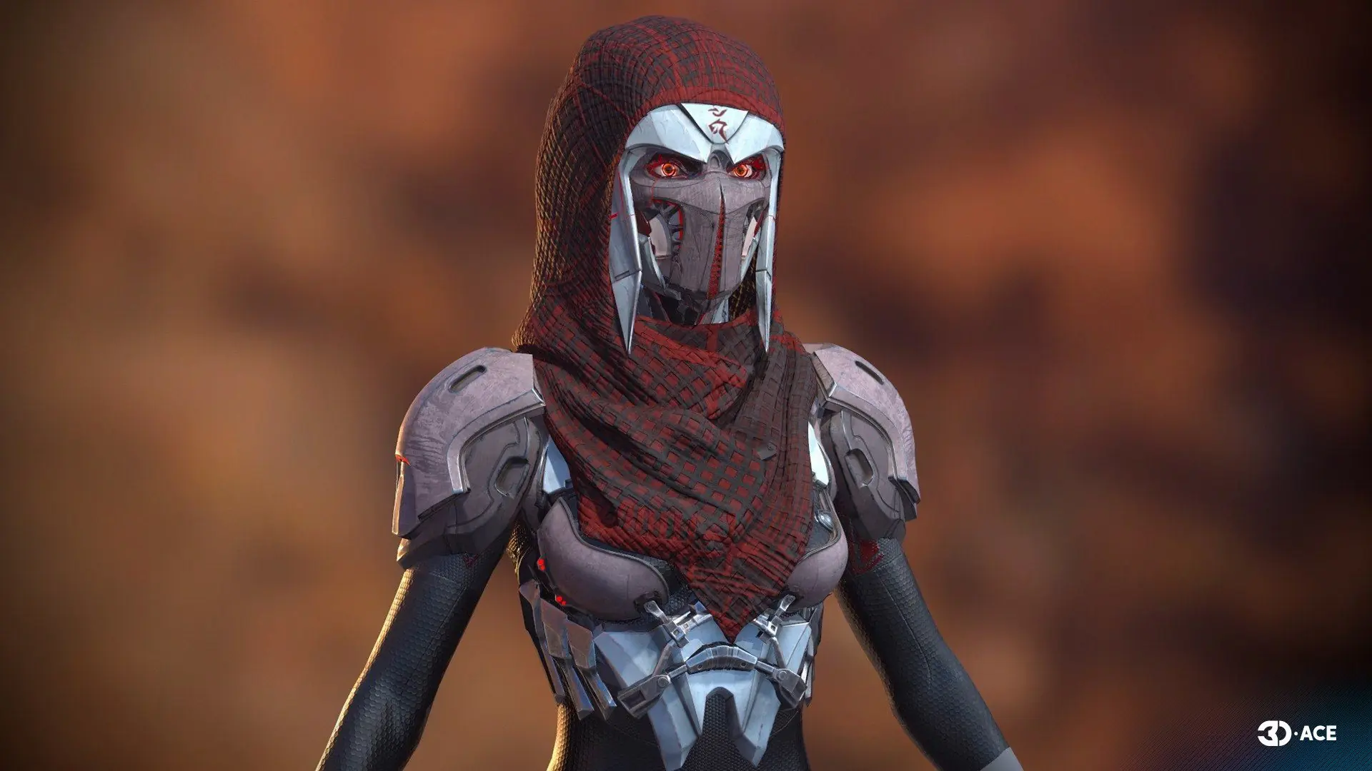 Character art example by Game-Ace / 3D-ACE studio