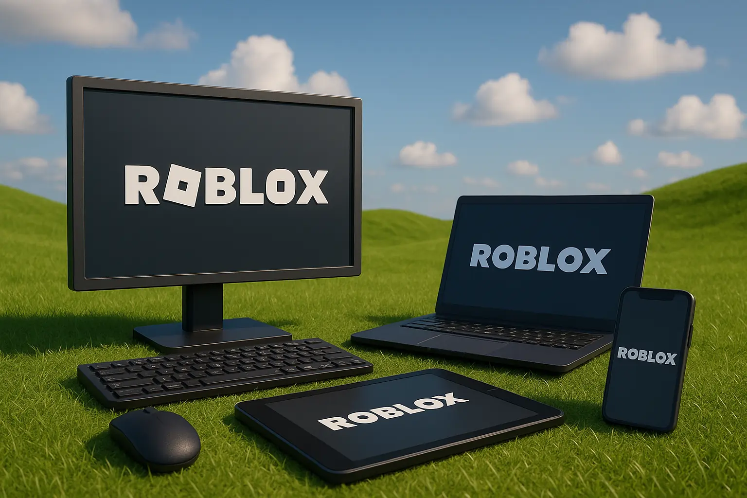 Roblox cross-platform support across desktop, laptop, tablet, and mobile devices