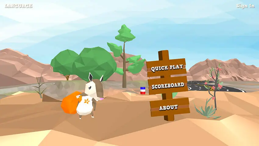 Low-poly adventure game